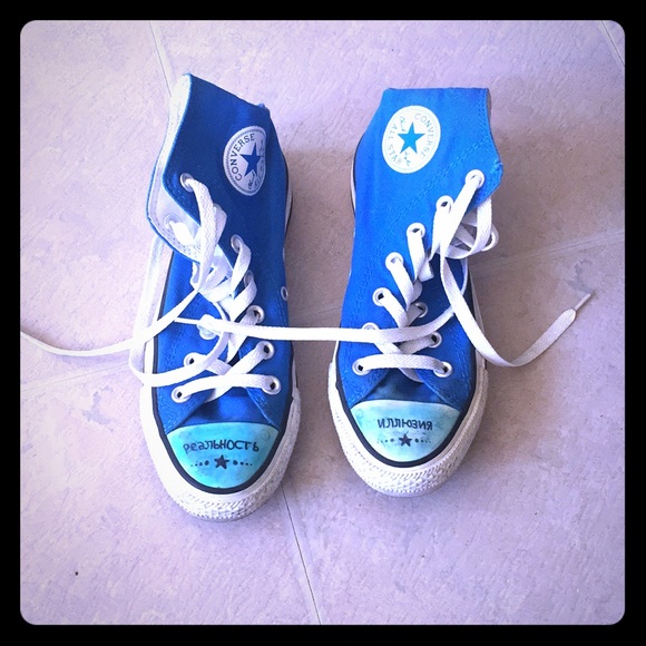 converse with words on them